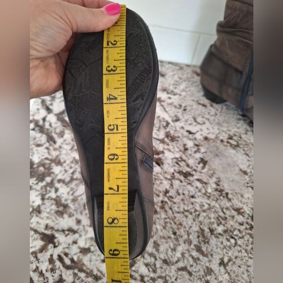 Pikolinos Ankle Boots Womens 38 Brown Gray Round Toe Zip Casual Comfort Leather - Picture 12 of 12